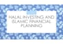 do shariah screening and halal wealth planning